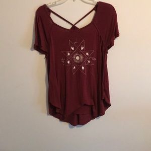 Loose fitting graphic tee